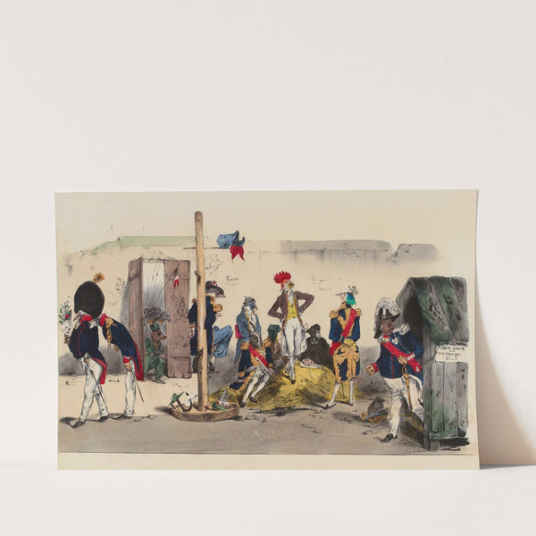 La basse-cour politique (1831) by J. J. Grandville