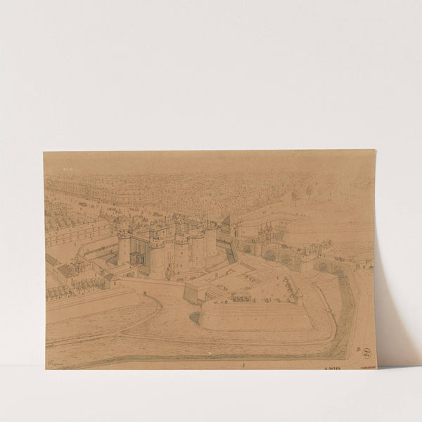 La Bastille en 1640 by Fédor Hoffbauer