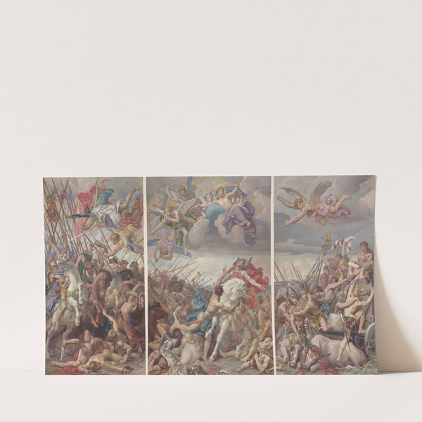 La Bataille de Tolbiac by Joseph Blanc