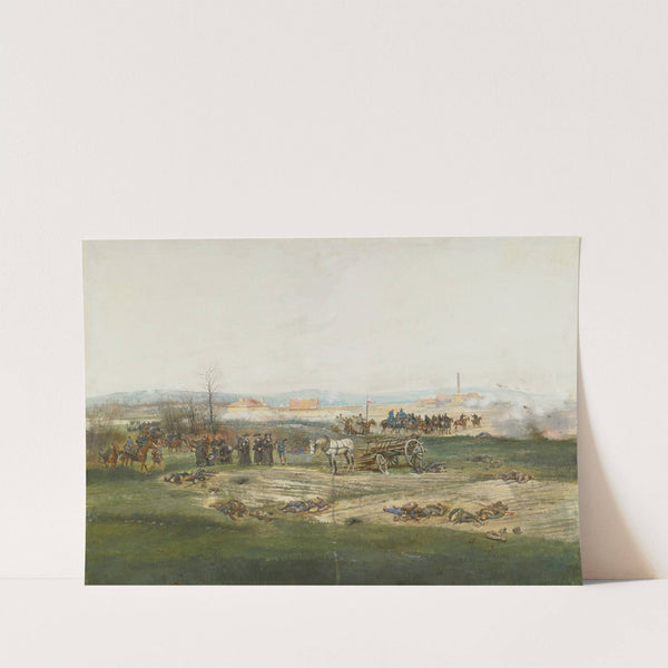 La Battaille De Champigny by Jean-Baptiste Édouard Detaille