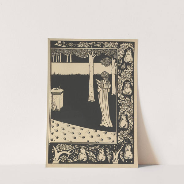 La Beale Isoud at joyous gard (1893-1894) by Aubrey Vincent Beardsley