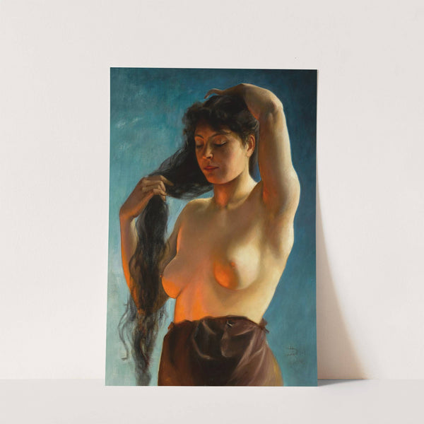 La belle aux cheveux noirs by Maxime Dastugue