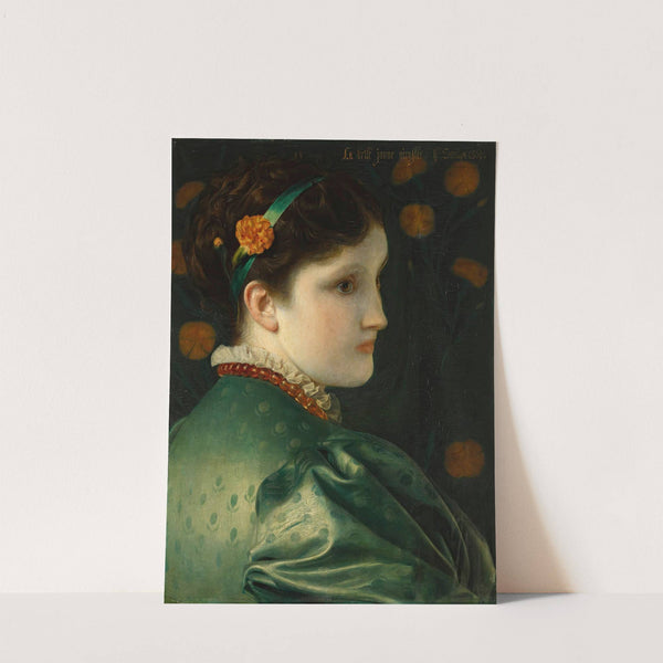 La belle jaune giroflée (1869) by Frederick Sandys