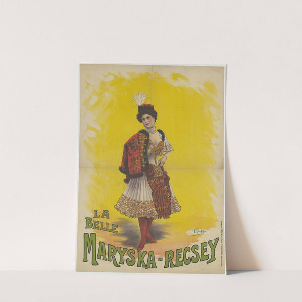 La Belle Maryska-Recsey (1900) by Imp. Chaix