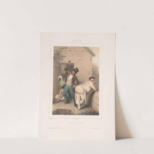 La belle occasion (1852) by Edmé Jean Pigal