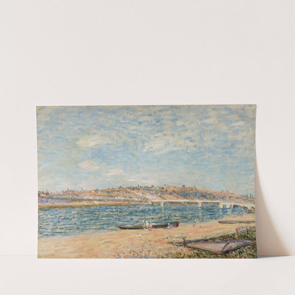 La Berge À Saint-Mammès (circa 1884) by Alfred Sisley