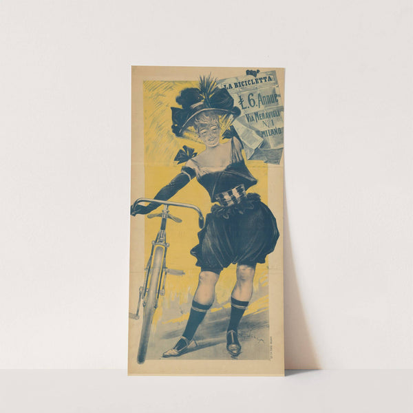 La Bicicletta (1900) by Aleardo Villa