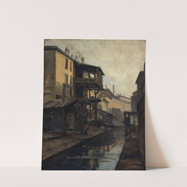 La Bièvre, rue des Cordelières by Germain Eugène Bonneton