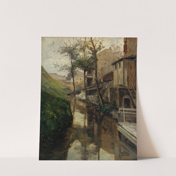 La Bièvre, rue Vulpian by Germain Eugène Bonneton