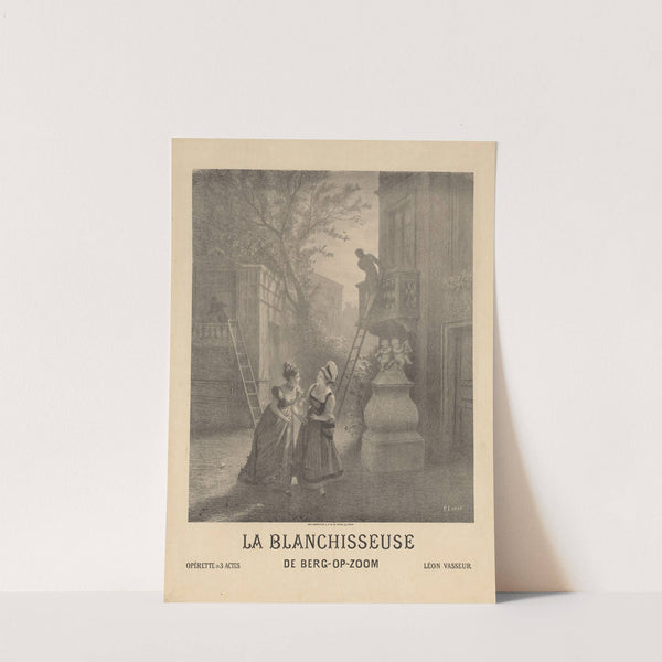 La blanchisseuse de Berg-Op-Zoom (1875) by Prudent-Louis Leray