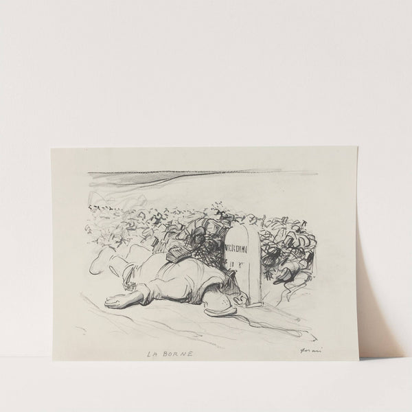 La Borne, Verdun (c. 1916) by Jean-Louis Forain