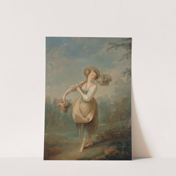 La Bouquetière by Jean-Baptiste Huet