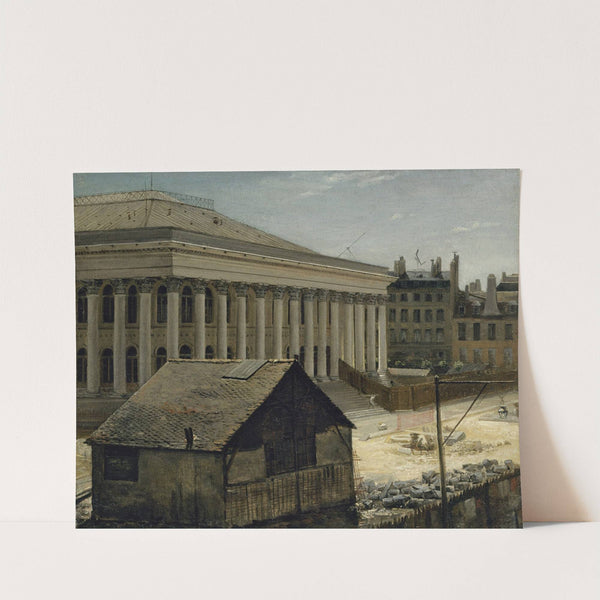 La Bourse en construction by Etienne Bouhot