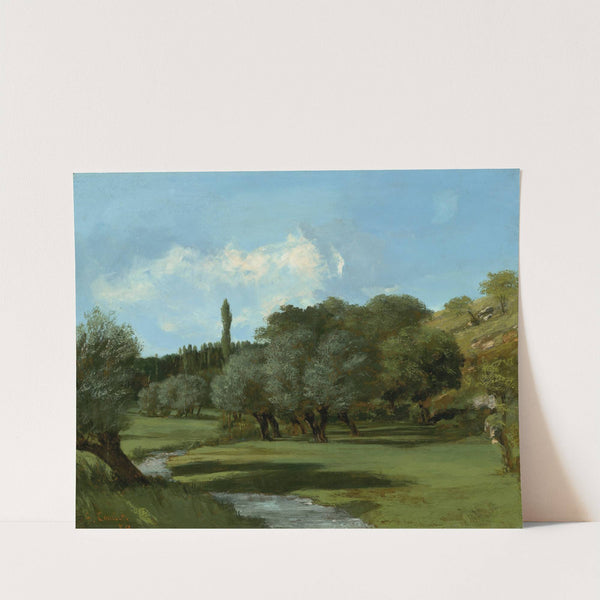 La Bretonnerie in the Department of Indre (1856) by Gustave Courbet