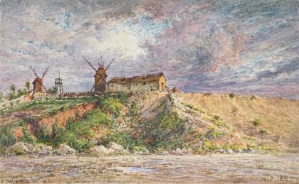 La Butte aux Moulins à Montmartre — size preview