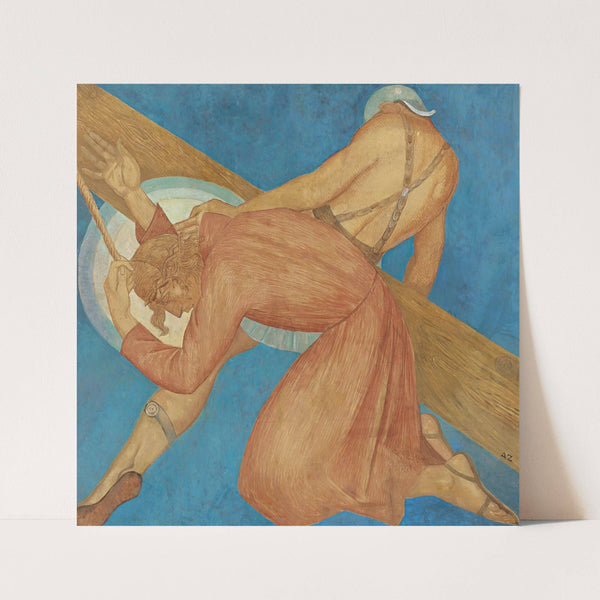 La Caída del Señor en el camino de la cruz by Ángel Zárraga