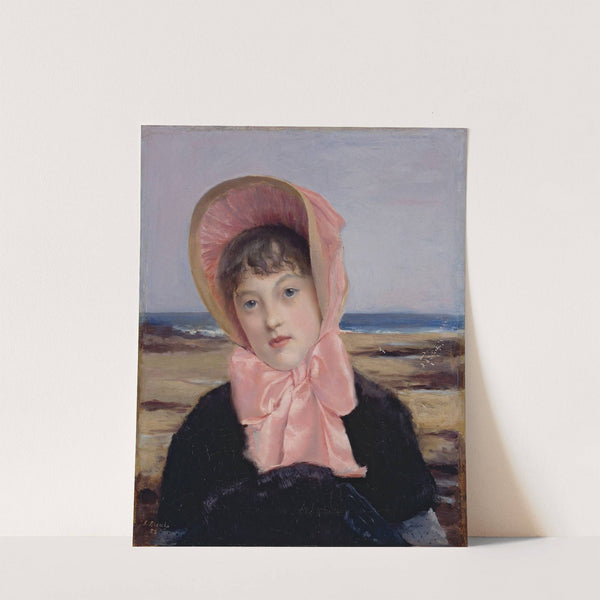 La capeline rose by Jacques-Émile Blanche