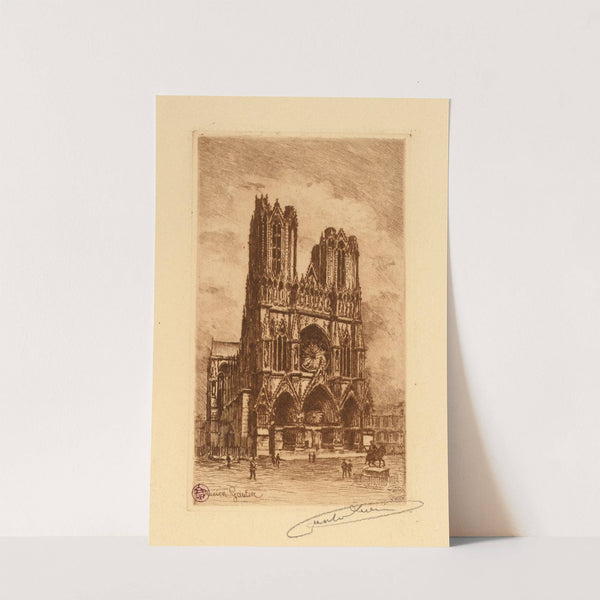 La cathédrale de Reims by Lucien Marcelin Gautier