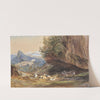 La Cava, Italy by Edward Lear