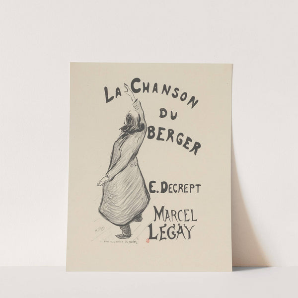 La Chanson du berger – E. Decrept – Marcel – Legay (1895) by Henri-Gabriel Ibels