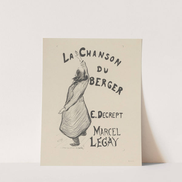 La Chanson du berger (1895) by Henri-Gabriel Ibels