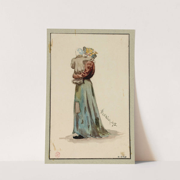 La chanteuse des cours (1895) by F. Séguin