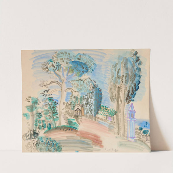 La Chapelle à Golfe Juan (circa 1923) by Raoul Dufy