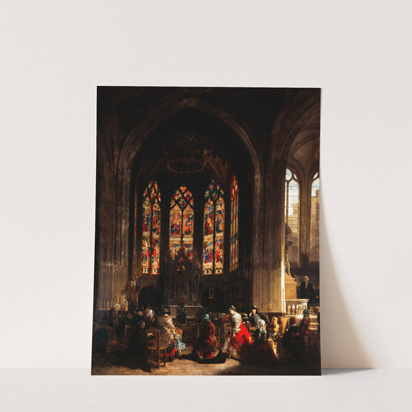 La chapelle de la Vierge à l'église Saint-Gervais-Saint-Protais by Prosper Lafaye