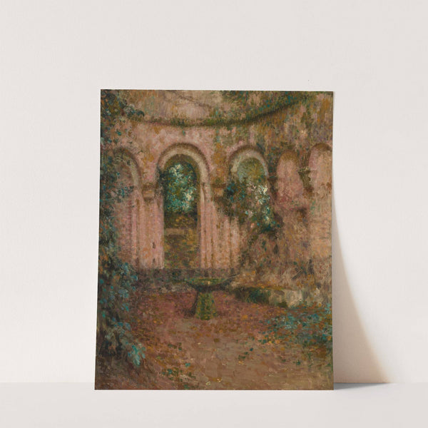La chapelle rose, Montreuil-Bellay by Henri Le Sidaner