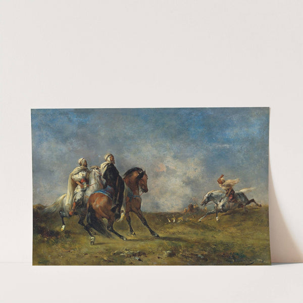 La Chasse À La Gazelle (Hunting Gazelle) by Eugène Fromentin