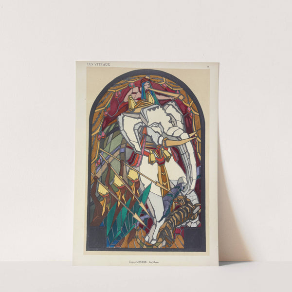 La chasse, à l'Ambassade français (commande d l'État) by Jacques Gruber