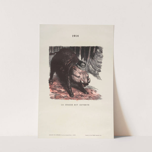 La Chasse est ouverte (1914) by Jean Veber