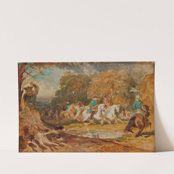 La chasse sous Louis XV by Alfred De Dreux