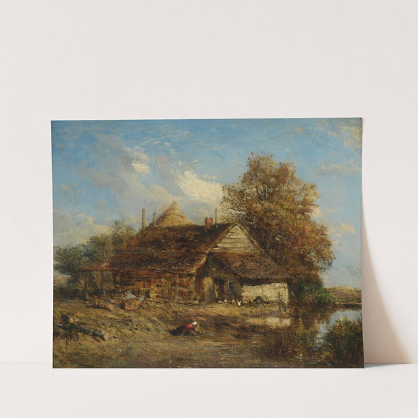 La Chaumière by Félix Ziem