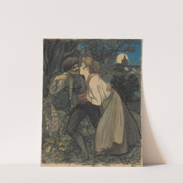 La Chienne Au Loup by Théophile Alexandre Steinlen