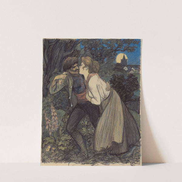 La chienne au loup by Théophile Alexandre Steinlen