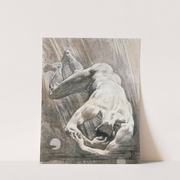 La chute (1888) by Jean-Paul Laurens