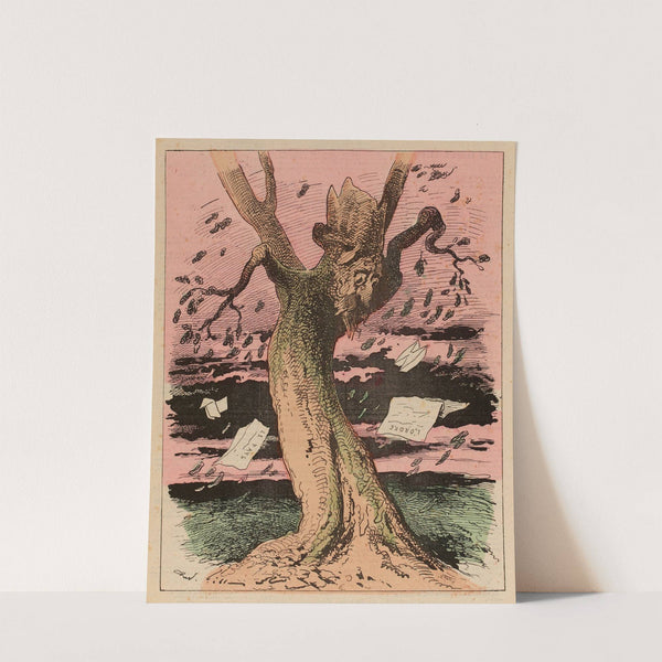 La chute des feuilles (1875) by André Gill