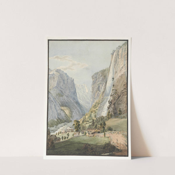 La Chute du Staubbach, dans la Vallée de Lauterbrunnen (1915-1945) by Franz Niklaus König