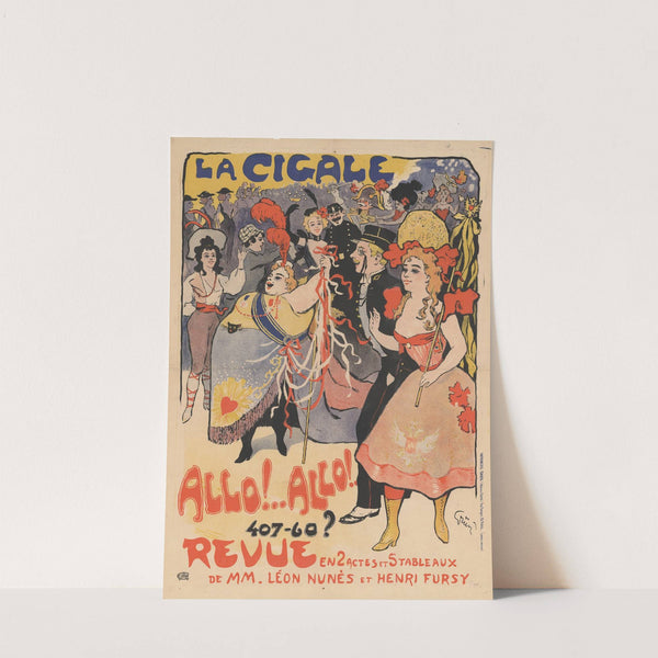 La Cigale. Allo.Allo (1898) by Jules-Alexandre Grün