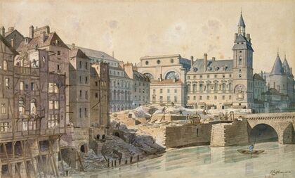 La Cité et le pont aux Change en 1800 (1915-1945)