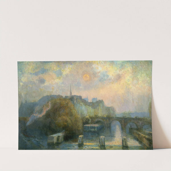 La Cité, Paris, matinée d’automne (1909) by Albert Lebourg