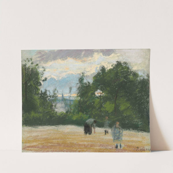 La clairière (circa 1875) by Camille Pissarro