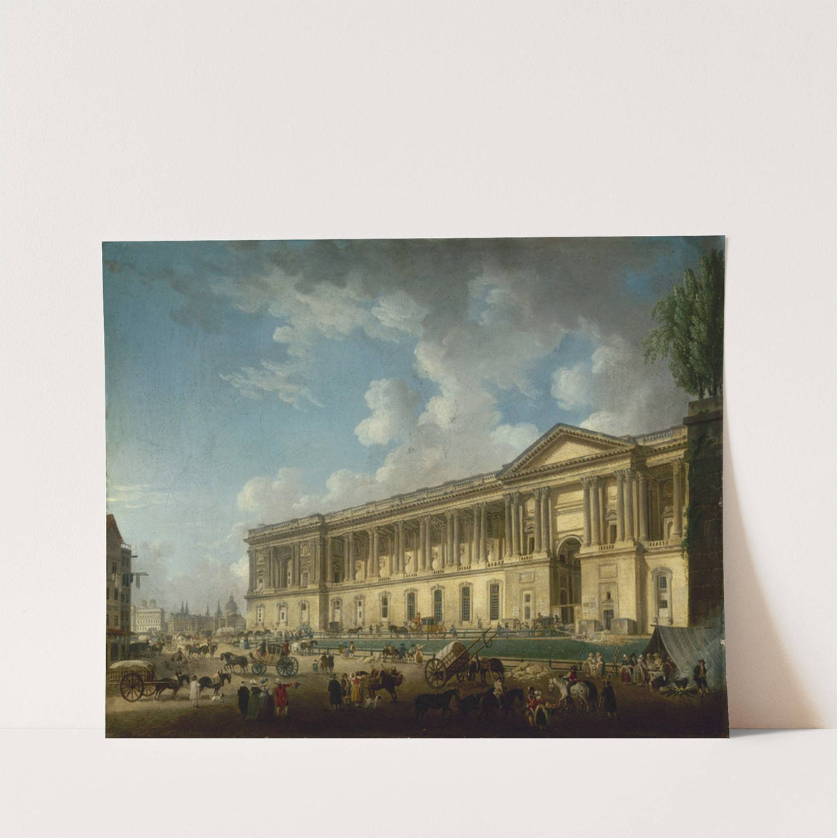 La colonnade du Louvre, nouvellement dégagée by Pierre-Antoine Demachy