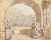 La Compagnia dei sacconi al Colosseo (Penitents Praying at Altars in the Colosseum)