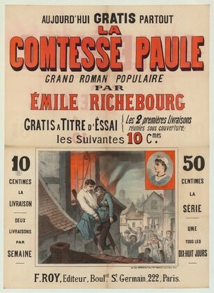 La Comtesse Paule, grand roman populaire par Emile Richebourg (1888)