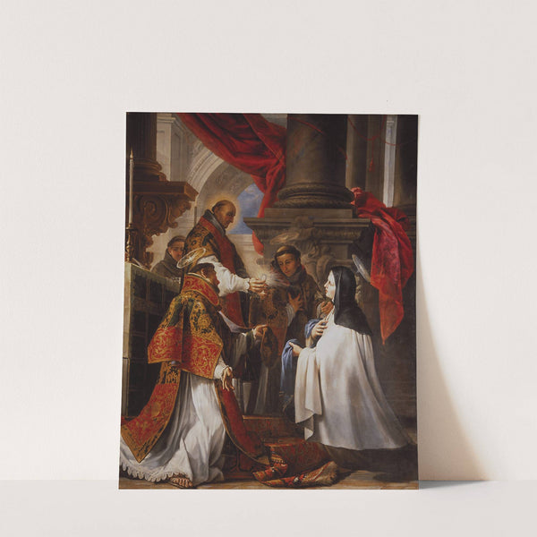 La comunión de Santa Teresa by Juan Martín Cabezalero