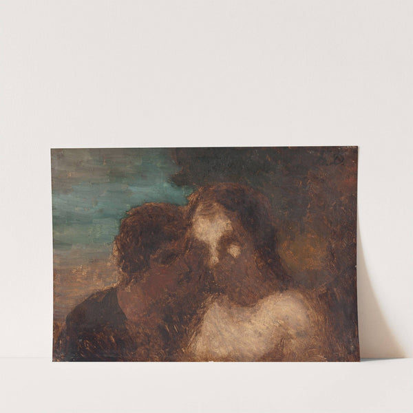 La Confidence ou Le baiser de Judas (1859) by Honoré Daumier