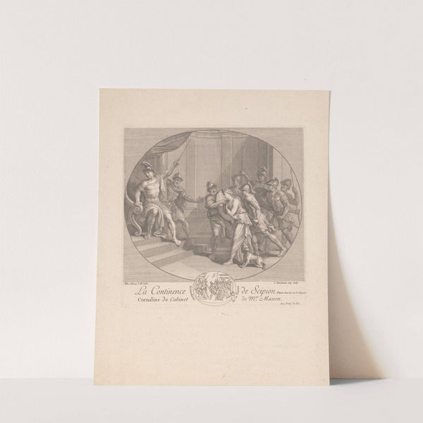 La Continence de Scipion by Charles-Louis Simonneau