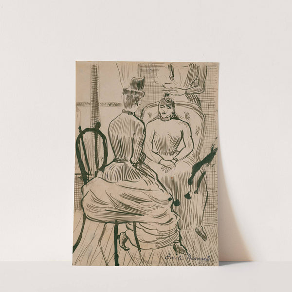 La Conversation (1888-89) by Emile Bernard